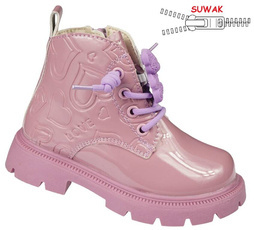 Children's transition shoes Bessky AB2666-3ADKPU pink size 22-27