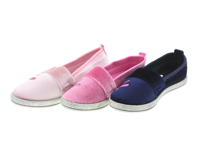 Cotton Club children's sneakers C5SP-539-LS navy blue and pink size 31-36