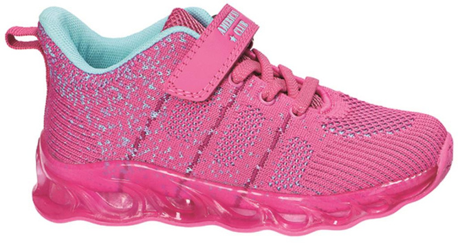 American Club BES-131 children's sports shoes navy blue and pink size 26-31