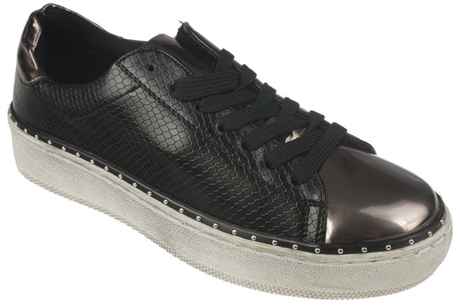 Tenisówki damskie Fabs D470313 . 802 czarne rozm.36-41