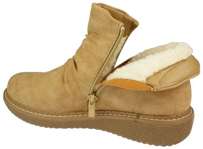 Obuwie zimowe damskie Chun Sen D9353-6KH  beżowe rozm.37-42