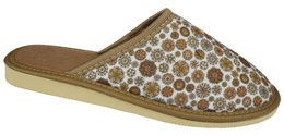Women's slippers TUP DTUP2425 brown size 36-41