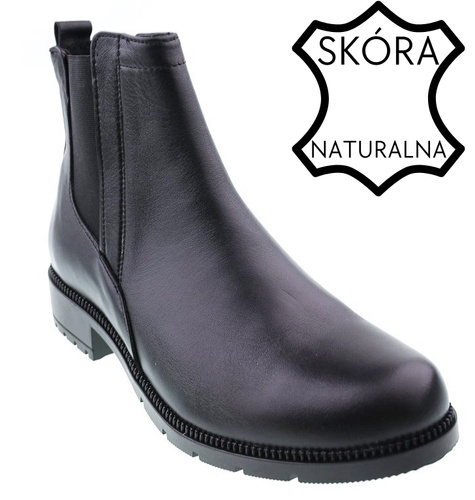 Winter boots for women Bratbut-Natalia D350CZLI black size 36-41