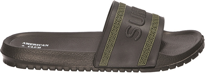 American Club MNH-161 men's pool flip-flops black size 41-45