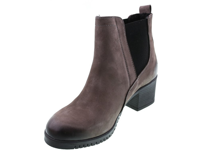 Buty zimowe damskie Bratbut-Natalii D349PONU popielate rozm.36-41