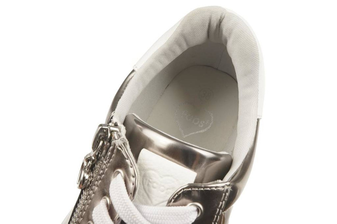 Tenisówki damskie Fabs D470116 . 933 srebrne rozm.37-42