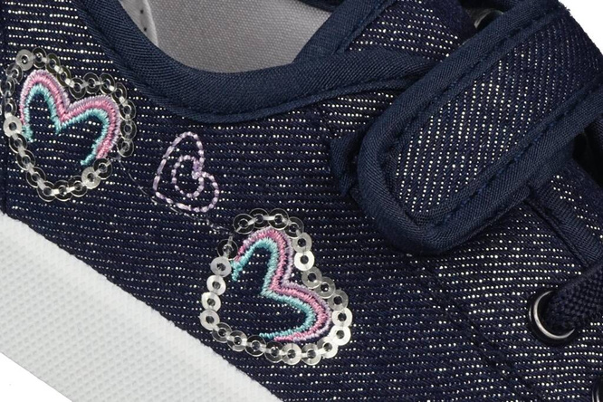 Tenisówki dziecięce Atletico AFY-003 różowe i granatowe rozm.21-26