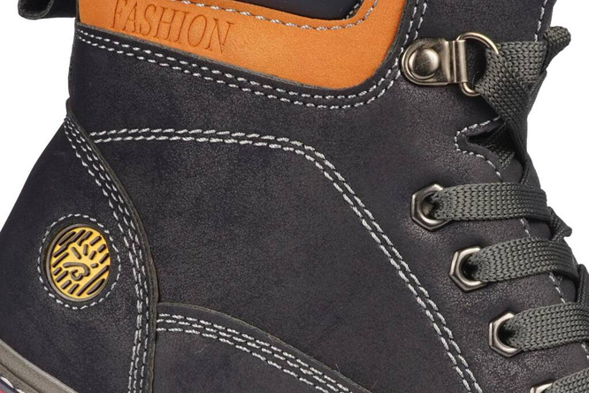 Obuwie zimowe męskie Purlina MSL1556B-2DKBU granatowe rozm.41-46