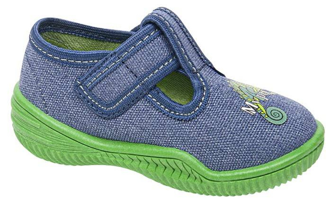 Children's Viggami FELUS blue-green sneakers, size 19-25