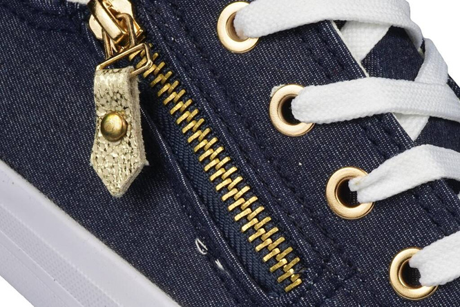 Tenisówki damskie Collection Paris D8237-48BU granatowe rozm.36-41