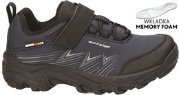 Children’s Sports Shoes American Club CWT-246 – Black & Navy, Sizes 32–36