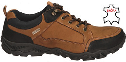 Obuwie przejściowe męskie American Club MCY-102 czarne i camelowe rozm.41-45