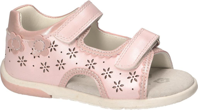 American Club BXD-55 children's sandals, pink and white, size 27-31