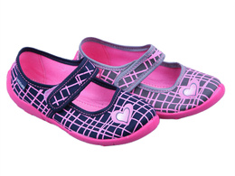 Tenisówki dziecięce Viggami IZA granatowe i szare rozm.36