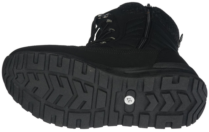 Women's winter shoes American Club DSN-23 black, size 36-41