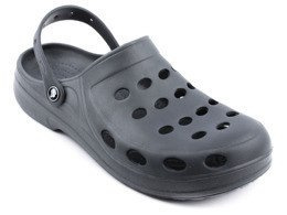 Men's pool slippers PLAME MA-001GY grey size 41-46