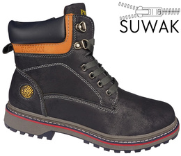 Purlina DSL1556A-2DKBU youth winter shoes, navy blue, sizes 36-41