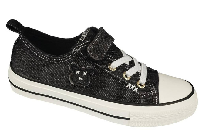 Children's sneakers Apawwa BRC354BL black size 26-31