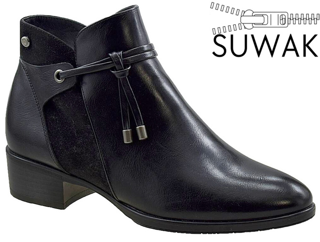 Buty zimowe damskie Urban Projekt D22013BL czarne rozm.36-41