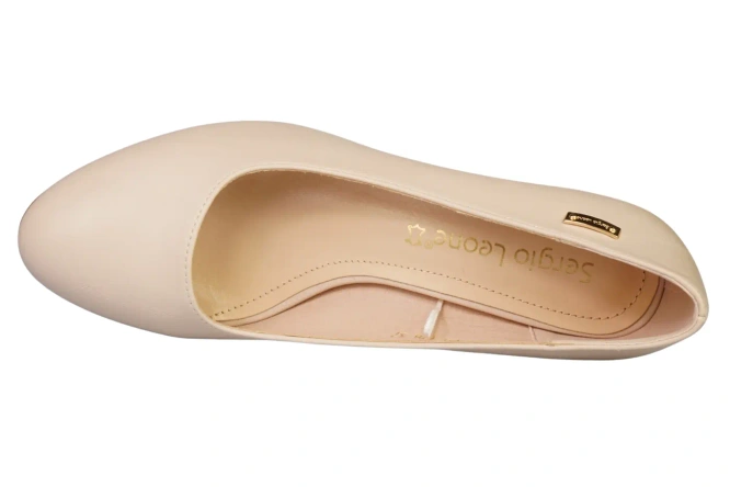 Sergio Leone Women's Pumps DPB178CI – Beige, Sizes 36–40