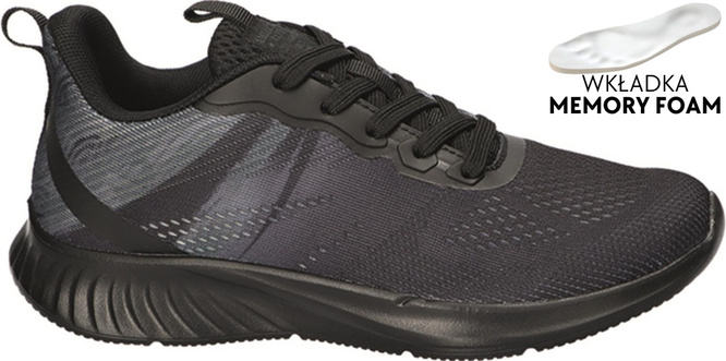 American Club DHA-71 women's sports shoes, gray and black, sizes 36-41