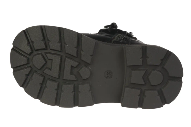 Apawwa AN629BL children's winter boots black size 21-25