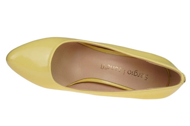 Women's high heels Sergio Leone D1382LI lime size 35-40