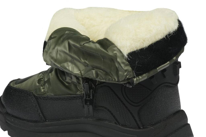 Apawwa ATJ992P-1GR children's snow boots green size 22-27