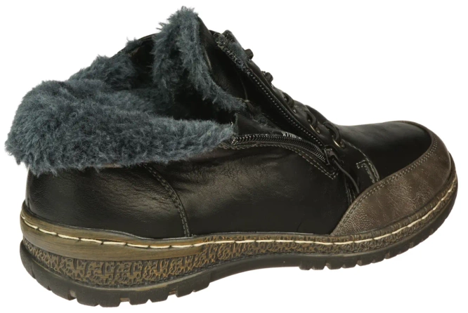 Women’s winter boots Chun Sen D8708-9BLGY black sizes 37–42