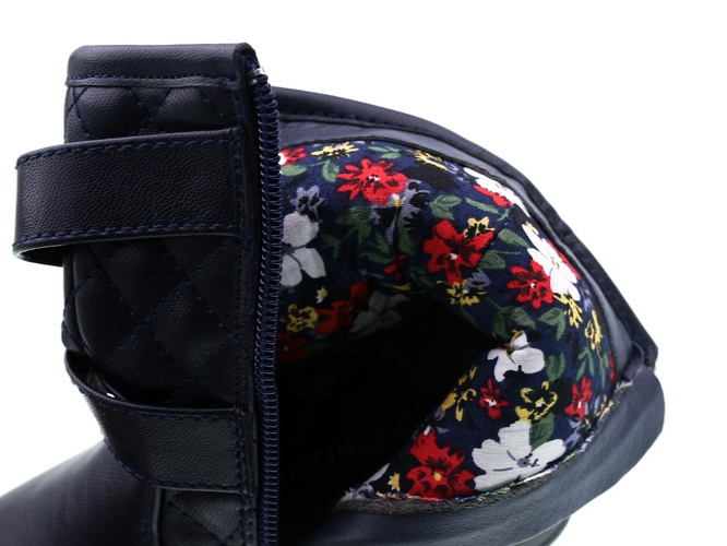 Buty zimowe dziecięce Clibee BP-98BU granatowe rozm.27-32