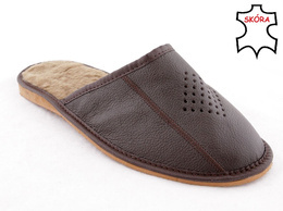 Warm highlander slippers Pako D5201 brown size 36-41