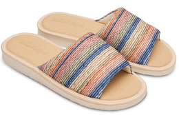 Meteor DV034 DOROTA women's slippers blue and beige size 36-40