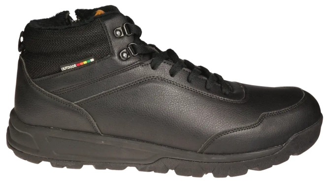 American Club MRD-14 men's winter shoes, black, sizes 46-48