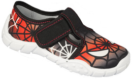 Tenisówki dziecięce Viggami KORNEL DRUK czarne rozm.26-36