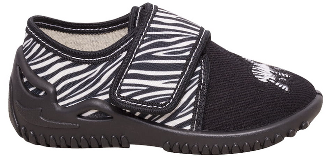 ZetPol ZEBRA children's sneakers, black, sizes 20-27
