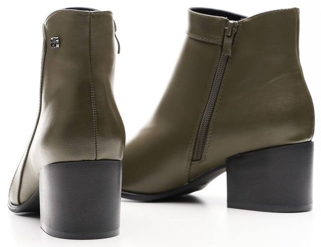 Buty zimowe damskie Sergio Leone DBT633OLSK oliwkowe rozm.36-40