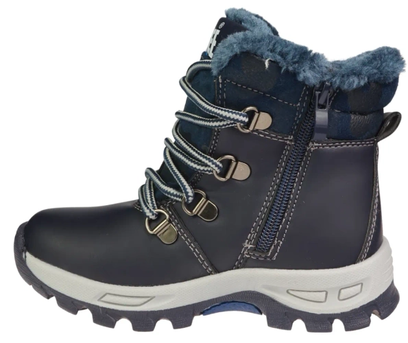 Children's winter shoes Clibee BH-131BU navy blue size 26-31