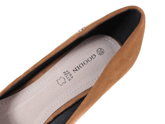 Pumps Goodin DFL323TA camel size 36-40