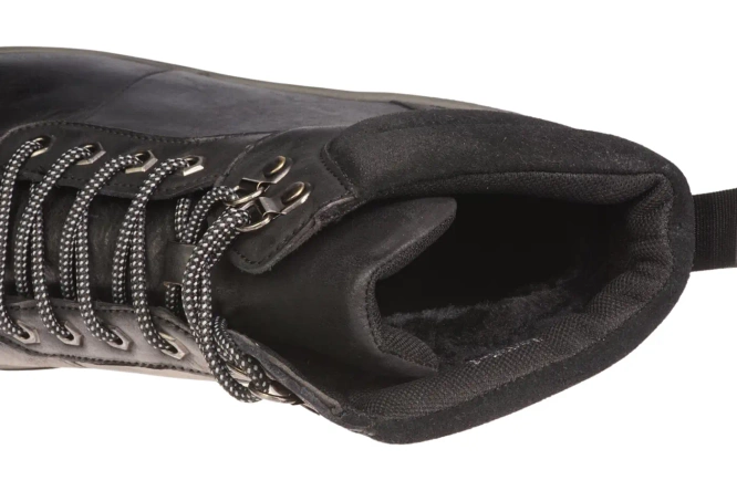 Buty zimowe męskie Le Scarpe MA8035-1 czarne rozm.40-45