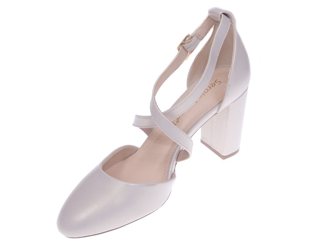 Women's pumps Sergio Leone DSK863BEPE beige size 36-40