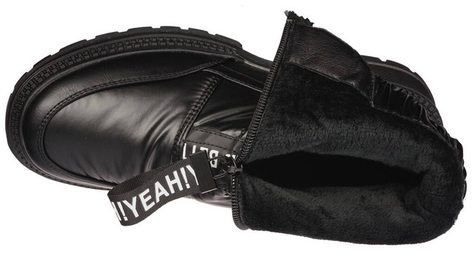 Women's snow boots Goodin DHF264BL black size 36-41