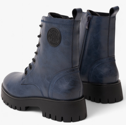 Sergio Leone DTR710-SGR women's boots navy blue size 36-40