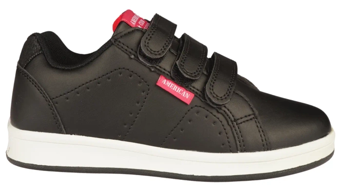 American Club CES-62 children's sports shoes, size 32-36, navy blue and black