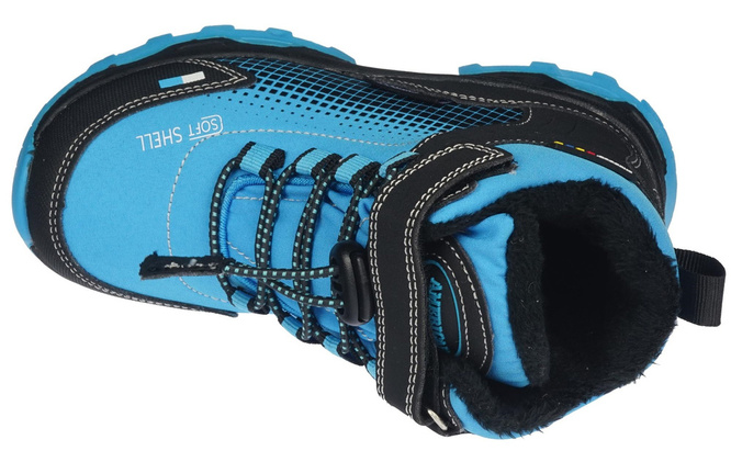 Buty zimowe dziecięce American Club BRL-91 niebieskie i czerwone rozm.25-30