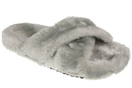 Gray Lano DK-3-G10GYKR women's textile slippers, size 36-41
