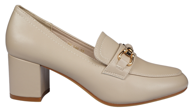 Sergio Leone women's pumps DPB146BE, beige, sizes 36-40