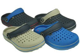 Children's pool slippers Sunlanse BH369-E1 gray, navy blue, blue, size 24-29