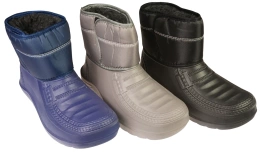 Men’s Winter Boots Minke M538A black, grey, and navy blue sizes 41–46