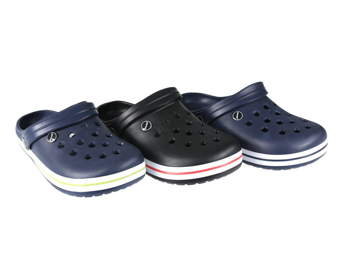 Women's pool slippers Sunlanse DH133-2 navy blue, green and red, size 36-41