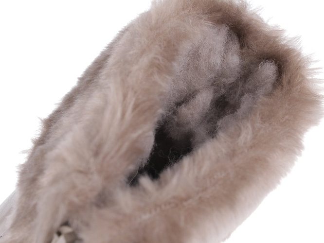 Women's wintery Skarpol DTRZEWIKBEno beige size 37-41